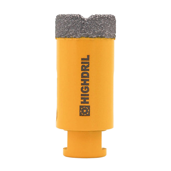 HIGHDRIL Diamond Vacuum Brazed U-groove Tooth Shape Drilling bits with M10 Thread for Ceramic Granite Marble Dia 6-100mm
