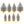 Load image into Gallery viewer, HIGHDRIL Diamond Chamfering Milling Finger Bits 5/8-11 or M14 Thread for Ceramic Porcelain Tile Granite Dia 20/25/35/50mm