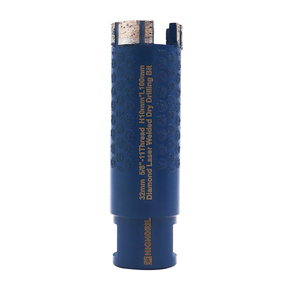 HIGHDRIL Diamond Laser Welding Bits Segmented Corrugated Cutter for Drilling Granite Marble Nature Stone Concrete Dia 20mm to 102mm
