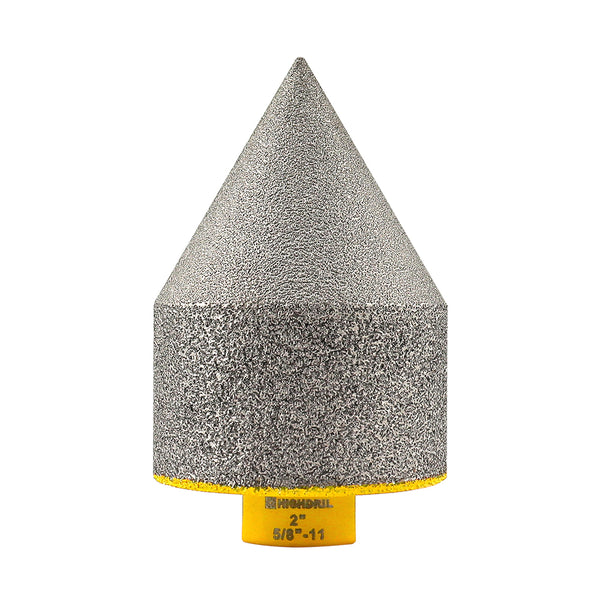 HIGHDRIL Diamond Chamfering Milling Finger Bits 5/8-11 or M14 Thread for Ceramic Porcelain Tile Granite Dia 20/25/35/50mm