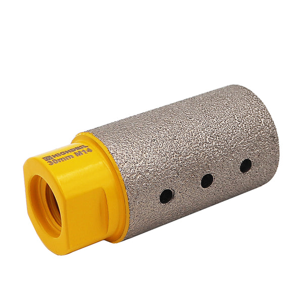 HIGHDRIL Vacuum Brazed Diamond Milling Bits with 5/8-11 or M14 Thread for Porcelain Ceramic Marble Granite 10/20/25/30/35mm