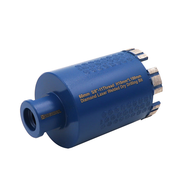 HIGHDRIL Diamond Laser Welding Bits Segmented Corrugated Cutter for Drilling Granite Marble Nature Stone Concrete Dia 20mm to 102mm