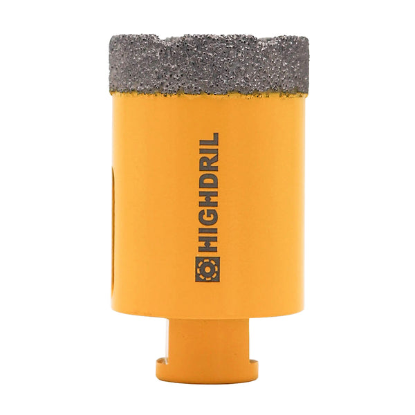 HIGHDRIL Diamond Vacuum Brazed U-groove Tooth Shape Drilling bits with M10 Thread for Ceramic Granite Marble Dia 6-100mm