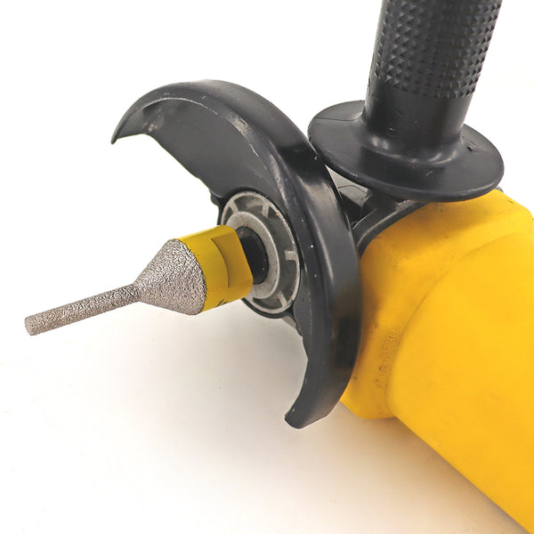 HIGHDRIL Diamond Vacuum Brazed Milling Bits with 5/8-11 or M14 or M10 Thread for Porcelain Ceramic Marble Granite Dia 6-25mm