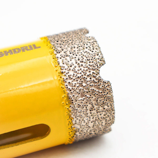 HIGHDRIL Diamond Vacuum Brazed U-groove Tooth Shape Drilling Bits with M14 Thread for Ceramic Granite Marble Stone Concrete Dia 6-125mm