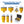 Load image into Gallery viewer, HIGHDRIL Diamond Drill Bits Kit with 5/8-11 Thread for Drill Core Holes On Porcelain Tile Granite Marble 1set/7pcs