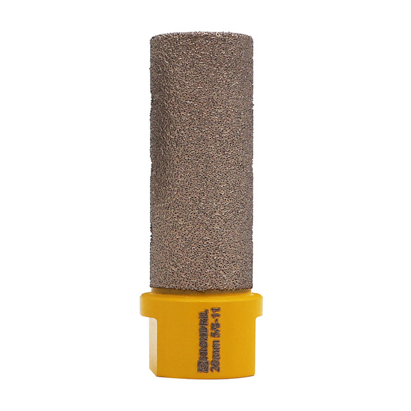 HIGHDRIL Vacuum Brazed Diamond Milling Bits with 5/8-11 or M14 Thread for Porcelain Ceramic Marble Granite 10/20/25/30/35mm