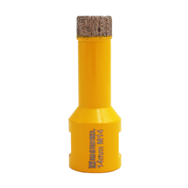 HIGHDRIL Diamond Vacuum Brazed U-groove Tooth Shape Drilling Bits with M14 Thread for Ceramic Granite Marble Stone Concrete Dia 6-125mm