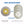 Load image into Gallery viewer, HIGHDRIL Diamond Vacuum Brazed Double-sided Cutting Disc with 5/8-11 or M14 Flange for Granite Marble Masonry Concrete 4''/4.5''/5''