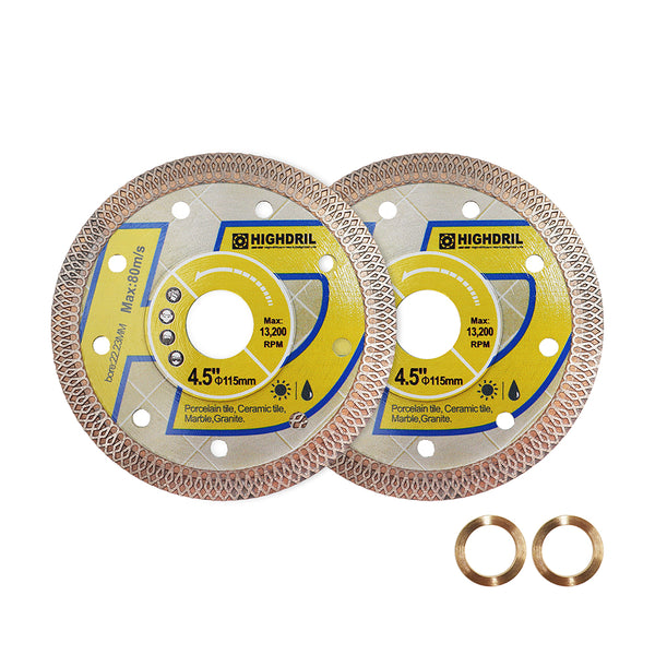 HIGHDRIL Diamond X Mesh Saw Blade for Ceramic Tile Granite Marble