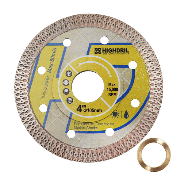 HIGHDRIL Diamond X Mesh Saw Blade for Ceramic Tile Granite Marble