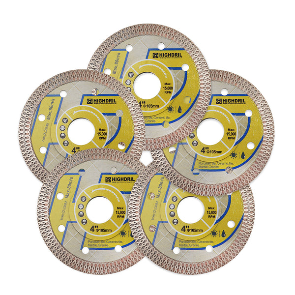 HIGHDRIL Diamond X Mesh Saw Blade for Ceramic Tile Granite Marble