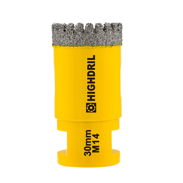 HIGHDRIL Diamond Drill Bit 1pc 20/25/30/32/35/50/68/110MM Granite Marble Ceramic Tile Vacuum Brazed Hole Saw M14 Thread