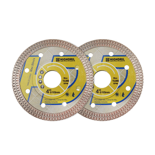 HIGHDRIL Diamond X Mesh Saw Blade for Ceramic Tile Granite Marble