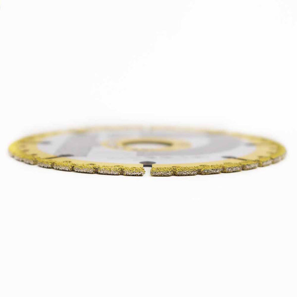 HIGHDRIL Diamond Vacuum Brazing Universal Saw Blade Plating Sand Dry Cutting Disc for Granite Aluminum Masonry Plastic PVC