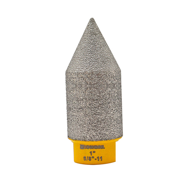 HIGHDRIL Diamond Chamfering Milling Finger Bits 5/8-11 or M14 Thread for Ceramic Porcelain Tile Granite Dia 20/25/35/50mm