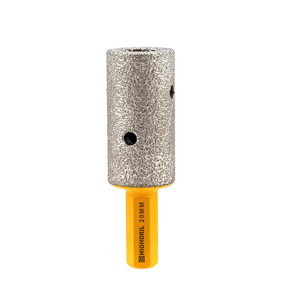 HIGHDRIL Diamond Milling Finger Bit 1pcs 10/15/20/25mm Ceramics Porcelain Tile Marble Granite Hole Saw Hexagonal Shank