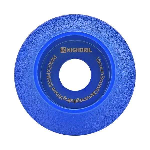 HIGHDRIL Diamond Grinding Wheel Vacuum Brazed 1or 2pcs Dia75/85mm Polishing Milling Marble Granite Quartz Ceramics Angle Grinder