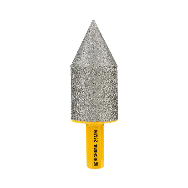 HIGHDRIL Diamond Chamfering Milling Finger Bits 1/2pcs 20/25/35mm Marble Granite Porcelain Tile Ceramic Hole Saw with Hex Shank