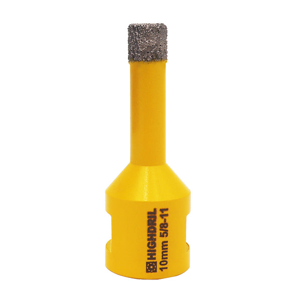 HIGHDRIL Diamond Vacuum Brazed Drilling Bits with 5/8-11 thread for Porcelain Tile Granite Marble Dia 6-152mm